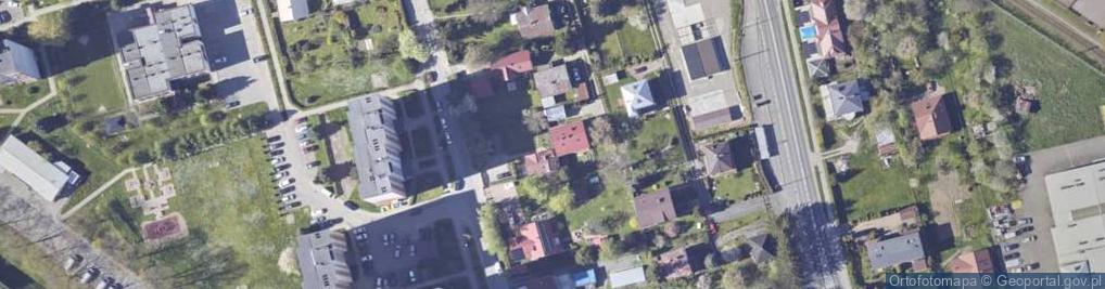 Zdjęcie satelitarne Piastowska ul.