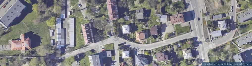 Zdjęcie satelitarne Piastowska ul.