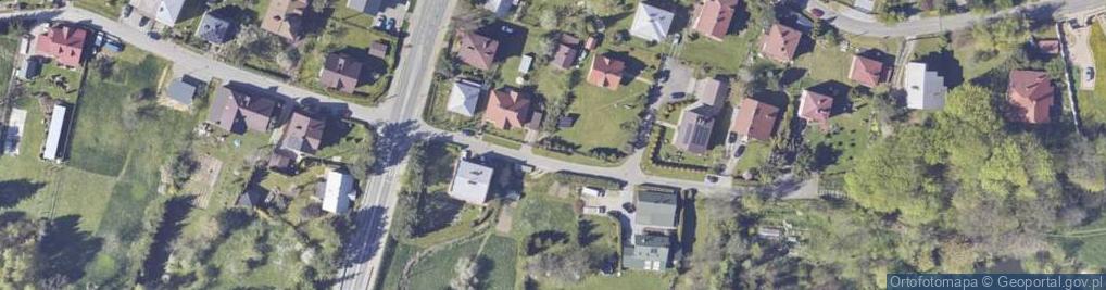 Zdjęcie satelitarne Piesza ul.