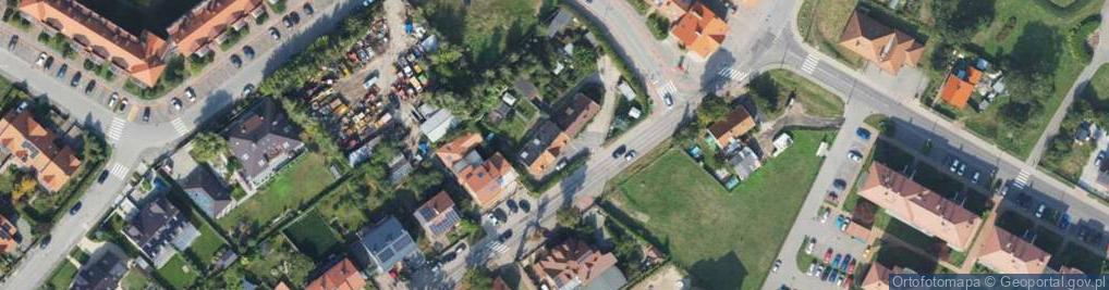 Zdjęcie satelitarne Piastowska ul.