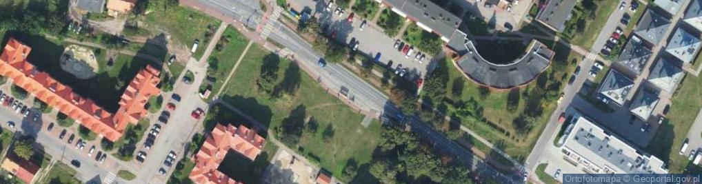 Zdjęcie satelitarne Piastowska ul.