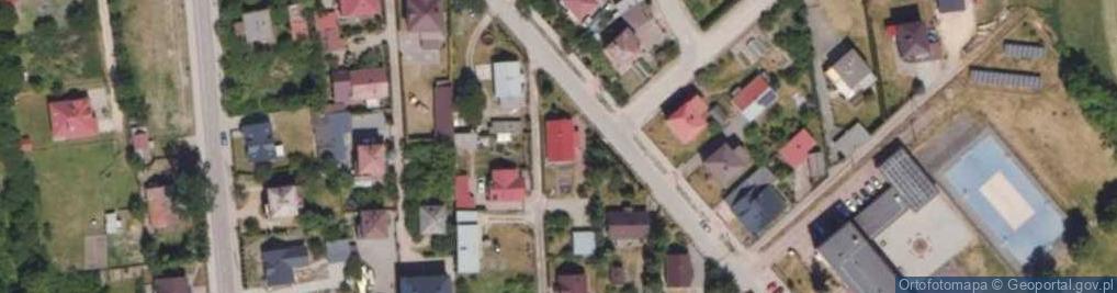 Zdjęcie satelitarne Piękna ul.