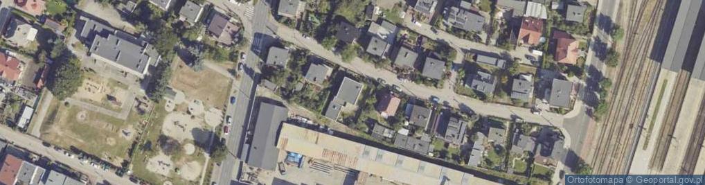 Zdjęcie satelitarne Piastowska ul.