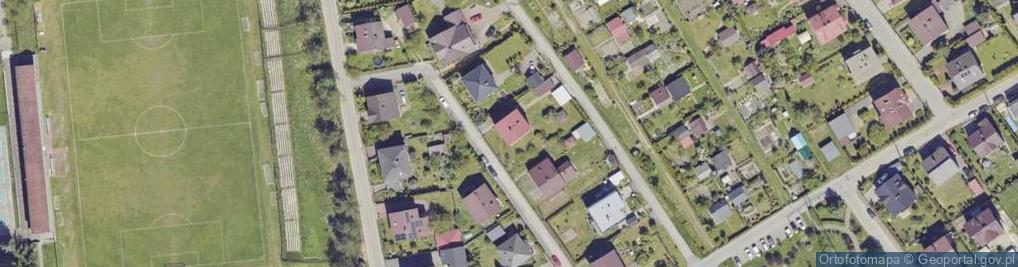 Zdjęcie satelitarne Piłkarska ul.
