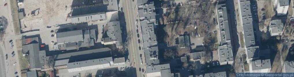 Zdjęcie satelitarne Piotrkowska ul.