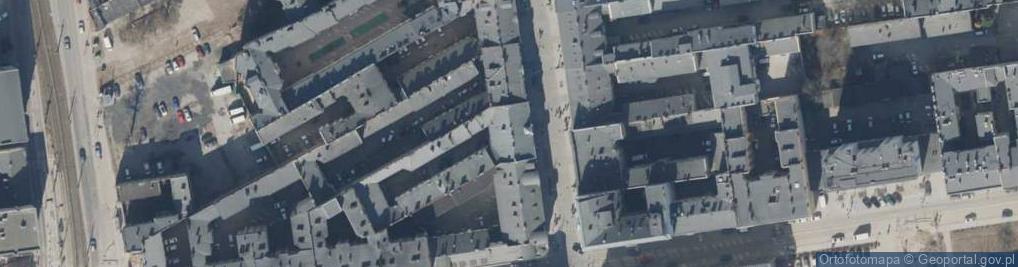 Zdjęcie satelitarne Piotrkowska ul.