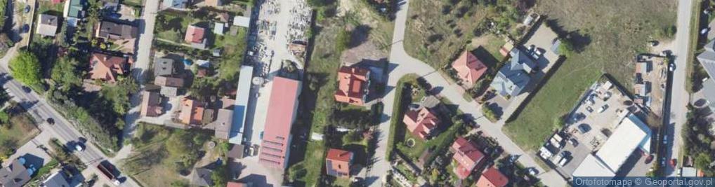 Zdjęcie satelitarne Piękna ul.