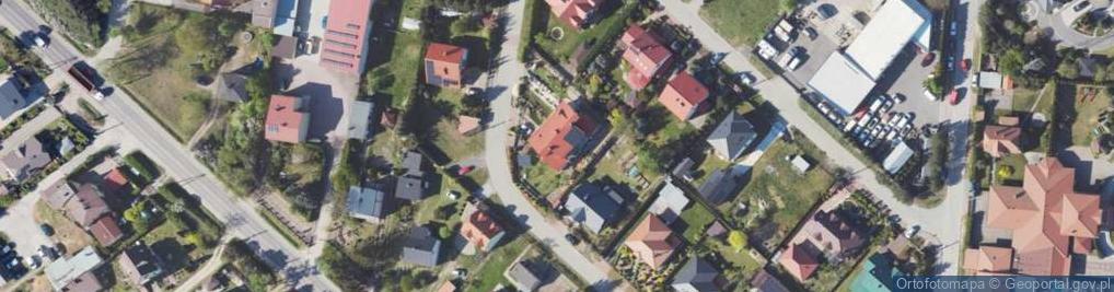 Zdjęcie satelitarne Piękna ul.