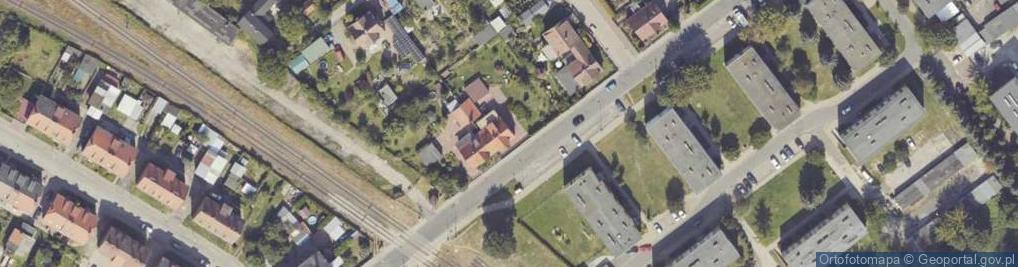 Zdjęcie satelitarne Piastowska ul.