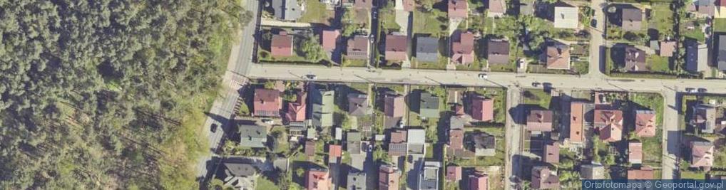 Zdjęcie satelitarne Piastowska ul.