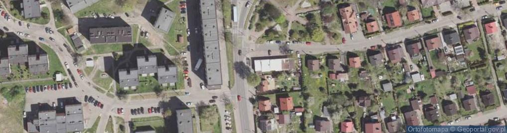 Zdjęcie satelitarne Piastów Śląskich ul.