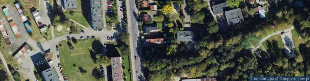 Zdjęcie satelitarne Piastów Śląskich ul.