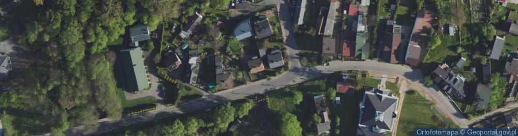 Zdjęcie satelitarne Piękna ul.