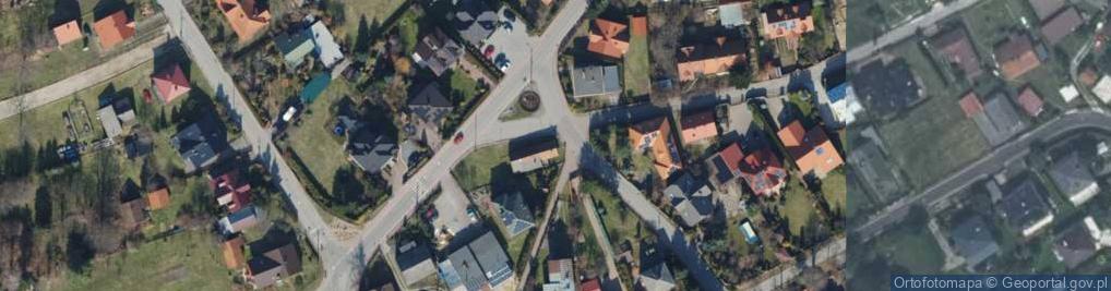 Zdjęcie satelitarne Piękna ul.