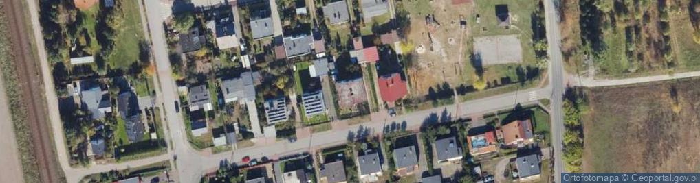 Zdjęcie satelitarne Piękna ul.