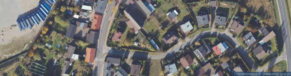 Zdjęcie satelitarne Piastowska ul.