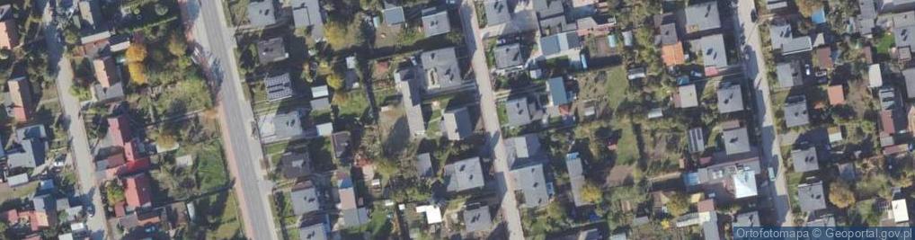 Zdjęcie satelitarne Piękna ul.