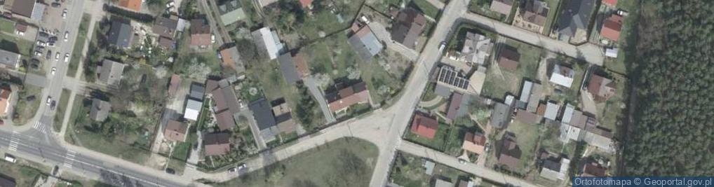 Zdjęcie satelitarne Piękna ul.