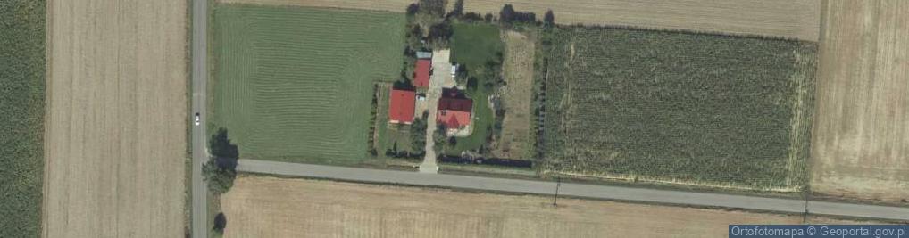 Zdjęcie satelitarne Piaski Górne ul.