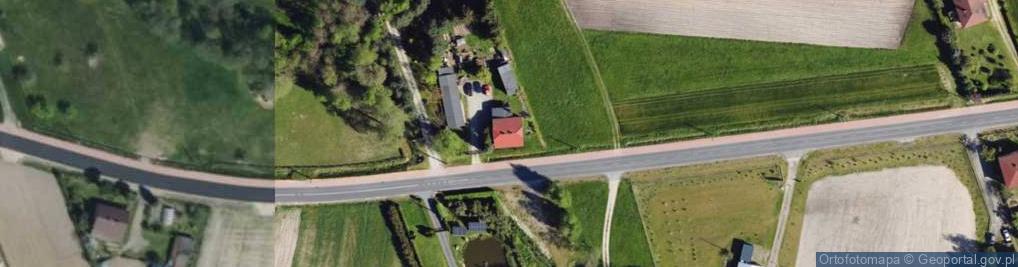 Zdjęcie satelitarne Piaski ul.