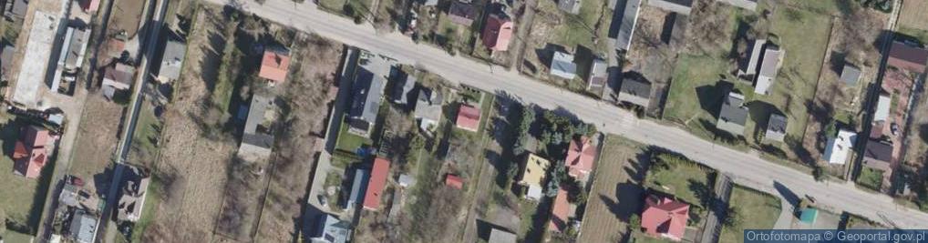 Zdjęcie satelitarne Pieńków ul.