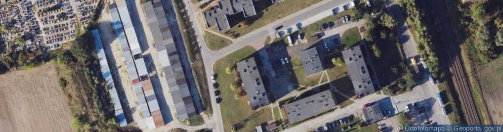 Zdjęcie satelitarne Piastowska ul.