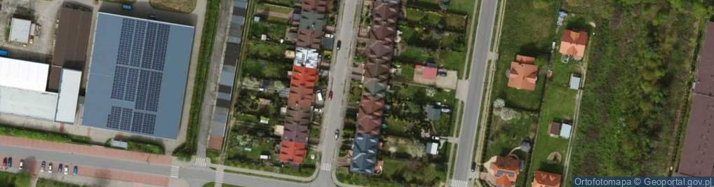 Zdjęcie satelitarne Piękna ul.