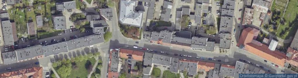 Zdjęcie satelitarne Piastowska ul.
