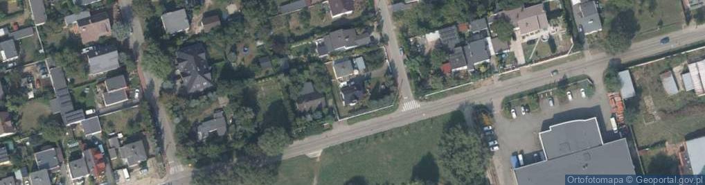 Zdjęcie satelitarne Piaskowa ul.