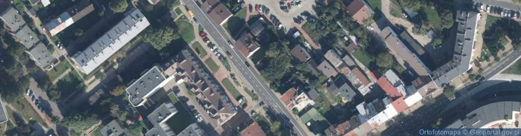 Zdjęcie satelitarne Piaskowa ul.