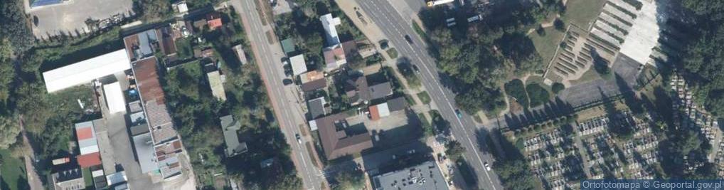 Zdjęcie satelitarne Piaskowa ul.
