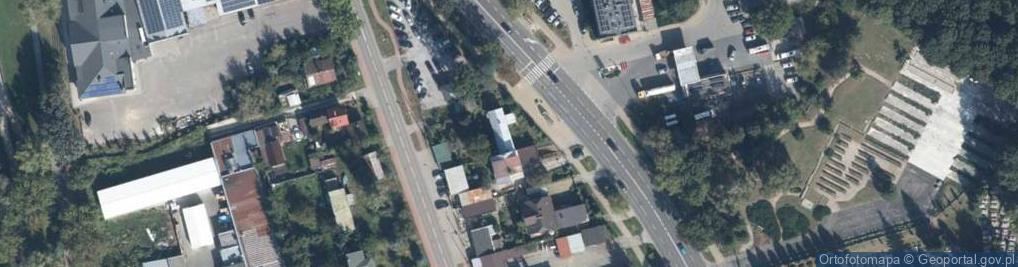 Zdjęcie satelitarne Piaskowa ul.