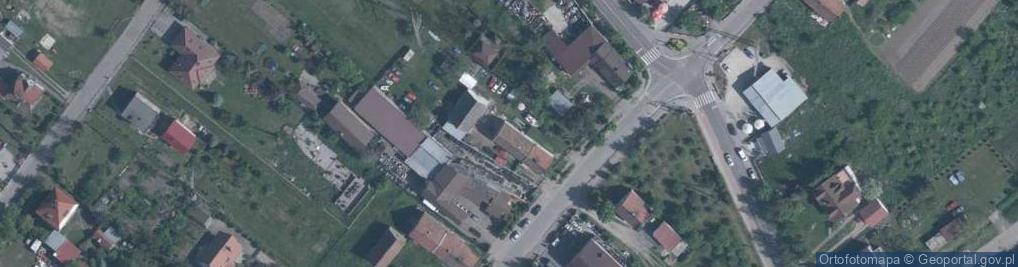 Zdjęcie satelitarne Piastów Śląskich ul.
