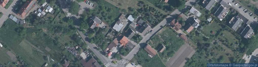 Zdjęcie satelitarne Piastów Śląskich ul.