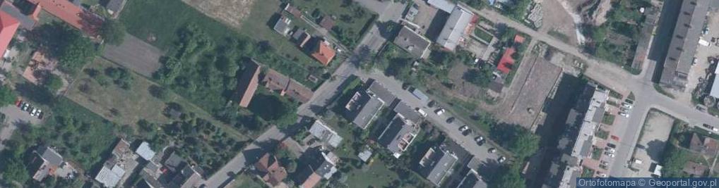 Zdjęcie satelitarne Piastów Śląskich ul.