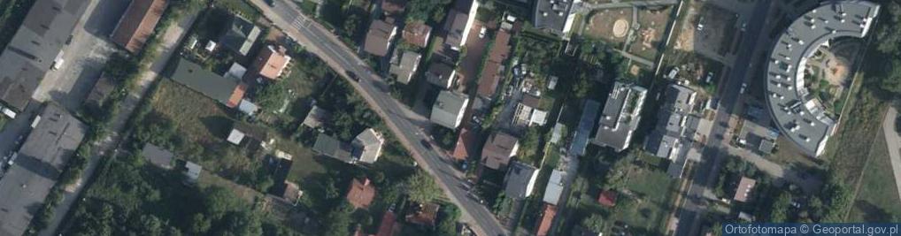 Zdjęcie satelitarne Piaskowa ul.