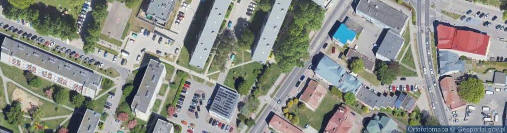 Zdjęcie satelitarne Piastowska ul.