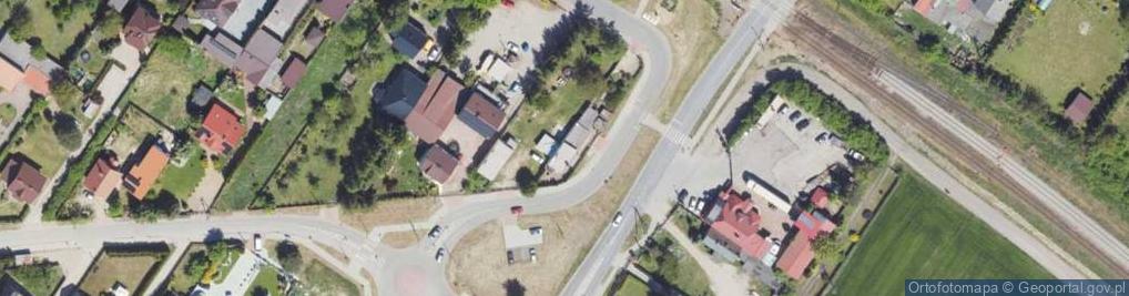 Zdjęcie satelitarne Piastowska ul.