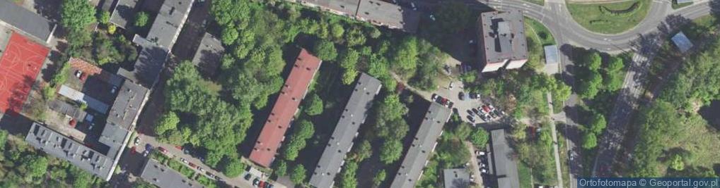 Zdjęcie satelitarne Pileckiego Witolda, rtm. ul.