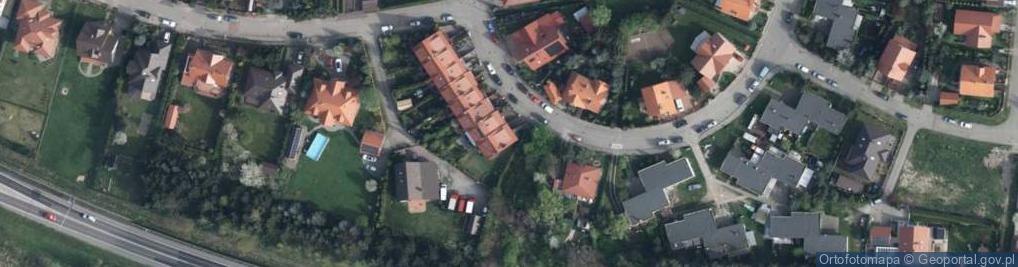 Zdjęcie satelitarne Piastów Śląskich ul.