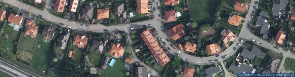 Zdjęcie satelitarne Piastów Śląskich ul.