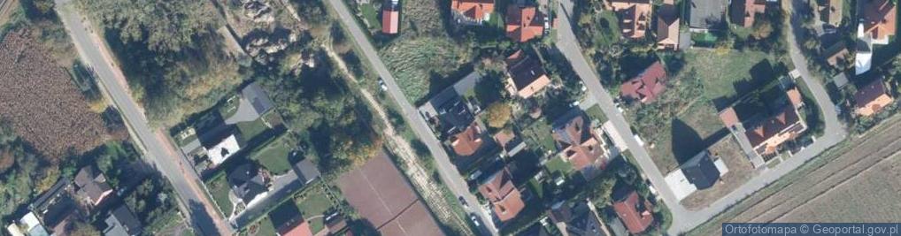 Zdjęcie satelitarne Piłkarska ul.