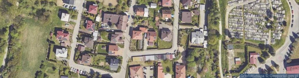 Zdjęcie satelitarne Piękna ul.