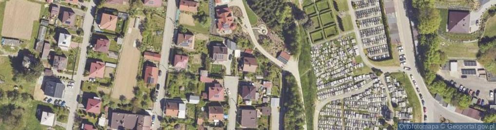 Zdjęcie satelitarne Piękna ul.