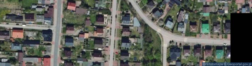 Zdjęcie satelitarne Piaskowa ul.