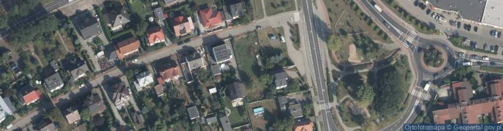 Zdjęcie satelitarne Piaskowa ul.