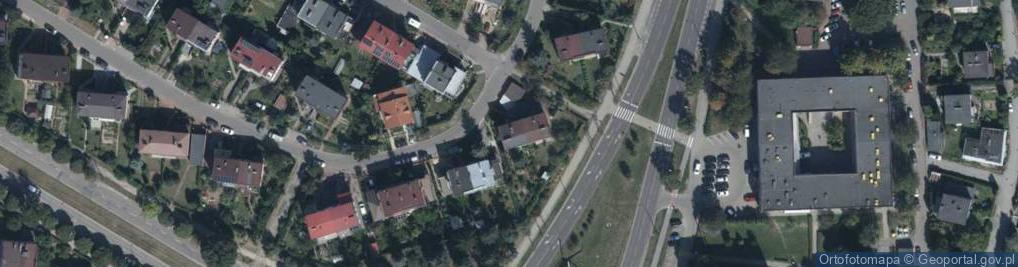 Zdjęcie satelitarne Piękna ul.