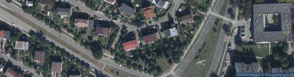 Zdjęcie satelitarne Piękna ul.