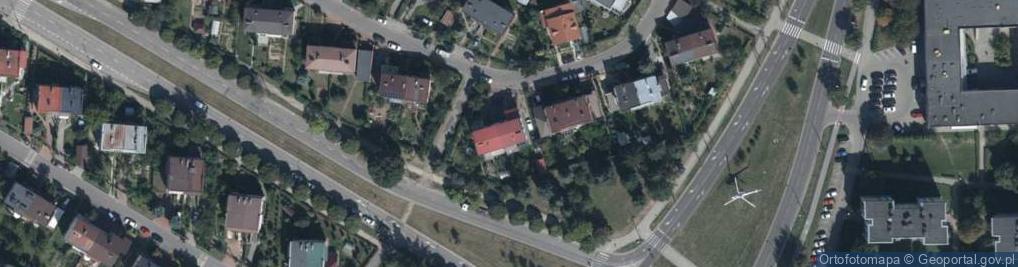 Zdjęcie satelitarne Piękna ul.