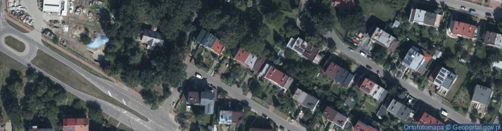 Zdjęcie satelitarne Piękna ul.